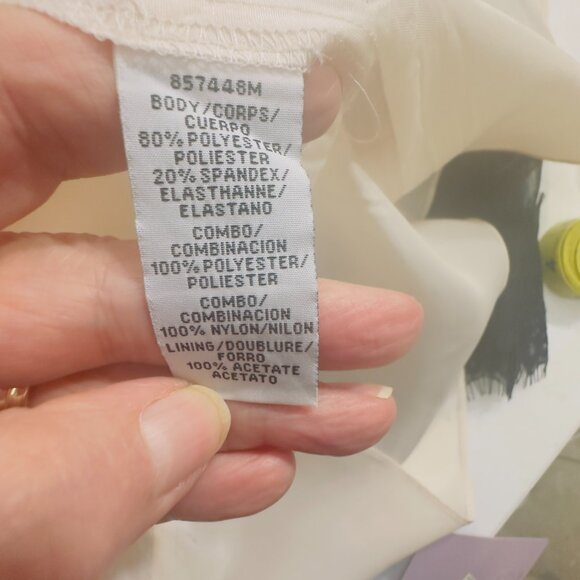 JS Collection Black Lace Dress Size 14 Ladies NWT Nude Underlay Cocktail Evening - Picture 13 of 16